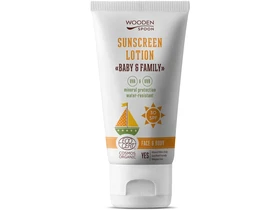 Wooden Spoon Bio naptej és testápoló SPF 30 150ml Wooden Spoon Bio naptej és testápoló SPF 30 150ml