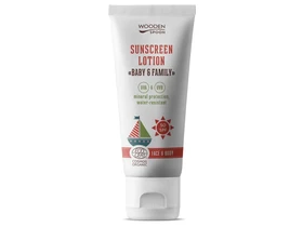 Wooden Spoon Bio naptej és testápoló mangóval SPF50 100ml Wooden Spoon Bio naptej és testápoló mangóval SPF50 100ml