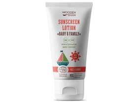 Wooden Spoon Bio naptej és testápoló SPF 50 150ml Wooden Spoon Bio naptej és testápoló SPF 50 150ml