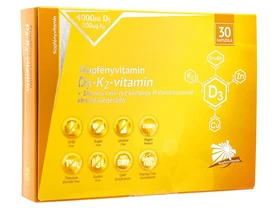 Napfényvitamin D3-K2-vitamin és szerves cink-réz komplex prebiotikummal 30db Napfényvitamin D3-K2-vitamin és szerves cink-réz komplex prebiotikummal 30db