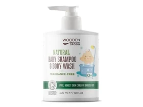 Wooden Spoon Natura Baba Sampon és Tusfürdő - Illatmentes 300 ml Wooden Spoon Natura Baba Sampon és Tusfürdő - Illatmentes 300 ml