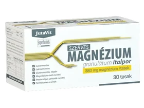 Jutavit Szerves Magnézium granulátum italpor 380 mg/ tasak 30 db Jutavit Szerves Magnézium granulátum italpor 380 mg/ tasak 30 db