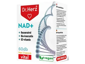 Dr. Herz NAD+ Nikotinamid-ribozid 60 db kapszula Dr. Herz NAD+ Nikotinamid-ribozid 60 db kapszula