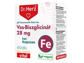 Dr. Herz Vas-biszglicinát 28 mg 60 db Dr. Herz Vas-biszglicinát 28 mg 60 db