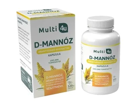Multi 4U D-mannose kapszula aranyvessző kivonattal 120db Multi 4U D-mannose kapszula aranyvessző kivonattal 120db