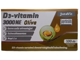 JutaVit D3-vitamin 3000 NE Oliva 100db JutaVit D3-vitamin 3000 NE Oliva 100db