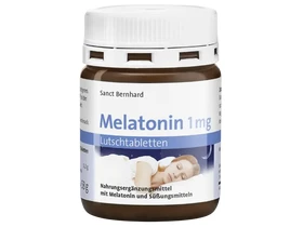 Sanct Bernhard Melatonin 1 mg rágótabletta (bodza-citrus íz) 120 db Sanct Bernhard Melatonin 1 mg rágótabletta (bodza-citrus íz) 120 db