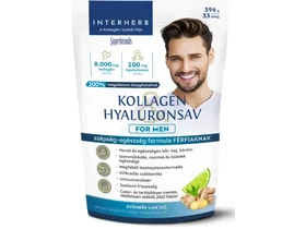 Interherb Kollagén&Hyaluronsav italpor FOR MEN Gyömbér-Lime ízű 396 g Interherb Kollagén&Hyaluronsav italpor FOR MEN Gyömbér-Lime ízű 396 g