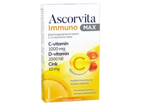 Ascorvita Immuno Max Étrend-kiegészítő tabletta 60 db Ascorvita Immuno Max Étrend-kiegészítő tabletta 60 db