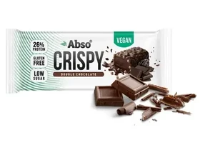 Abso Crispy Bar Dupla Csokoládé Ízű Vegán Fehérjeszelet 50g Abso Crispy Bar Dupla Csokoládé Ízű Vegán Fehérjeszelet 50g