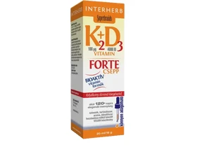 Interherb K2+D3-vitamin FORTE csepp 20 ml Interherb K2+D3-vitamin FORTE csepp 20 ml