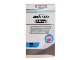 JutaVit Aktív szén tabletta 250 mg 30db JutaVit Aktív szén tabletta 250 mg 30db