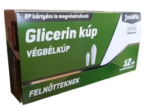 JutaVit Glicerin kúp felnőtteknek 12db JutaVit Glicerin kúp felnőtteknek 12db