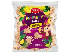 Detki Állatfigurás banános gyerekkeksz kalciummal 160g Detki Állatfigurás banános gyerekkeksz kalciummal 160g