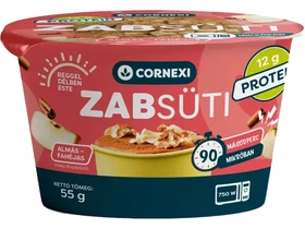 Cornexi Protein Zabsüti - almás- fahéjas alappor zabbal, poharas sütemény készítéséhez 55g Cornexi Protein Zabsüti - almás- fahéjas alappor zabbal, poharas sütemény készítéséhez 55g