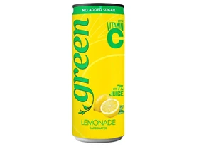 GREEN Citromlé - szénsavas, steviával, dobozos 330ml GREEN Citromlé - szénsavas, steviával, dobozos 330ml