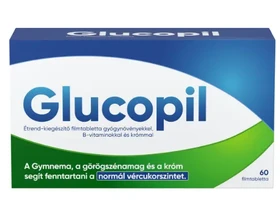 Glukopil étrend-kiegészítő filmtabletta gyógynövényekkel 60db Glukopil étrend-kiegészítő filmtabletta gyógynövényekkel 60db