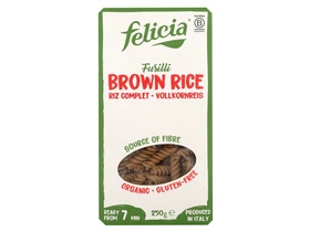 Felicia Bio barna rizs fusilli 250g Felicia Bio barna rizs fusilli 250g