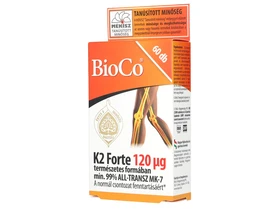 BioCo K2 Forte 120mcg 60 db tabletta BioCo K2 Forte 120mcg 60 db tabletta