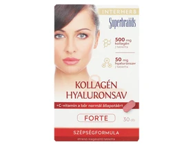 Interherb VITAL Kollagén&Hyaluronsav Szépségformula FORTE tabletta 30db Interherb VITAL Kollagén&Hyaluronsav Szépségformula FORTE tabletta 30db