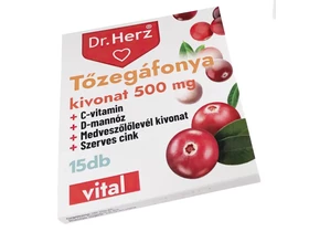 Dr. Herz Tőzegáfonya 500 mg 15 db kapszula