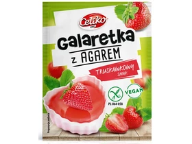 Celiko Gluténmentes tortazselé Agar-Agarral Eper ízű 45g Celiko Gluténmentes tortazselé Agar-Agarral Eper ízű 45g