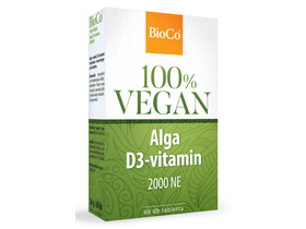 BioCo 100% VEGAN Alga D3 vitamin 2000 NE 60db BioCo 100% VEGAN Alga D3 vitamin 2000 NE 60db