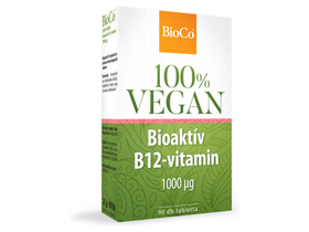 BioCo 100% VEGAN Bioaktív B12-vitamin 1000mcg 90db BioCo 100% VEGAN Bioaktív B12-vitamin 1000mcg 90db