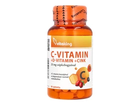 Vitaking C+D+Cink 90db. Vitaking C+D+Cink 90db.