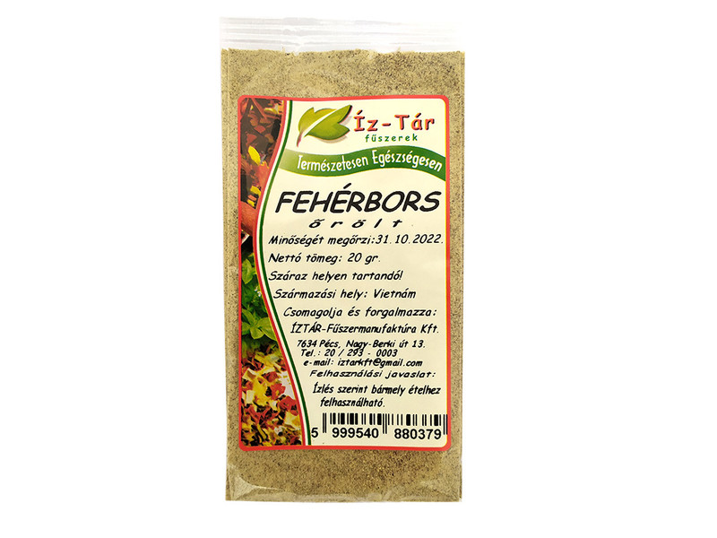 Íz Tár fehérbors őrölt 20g