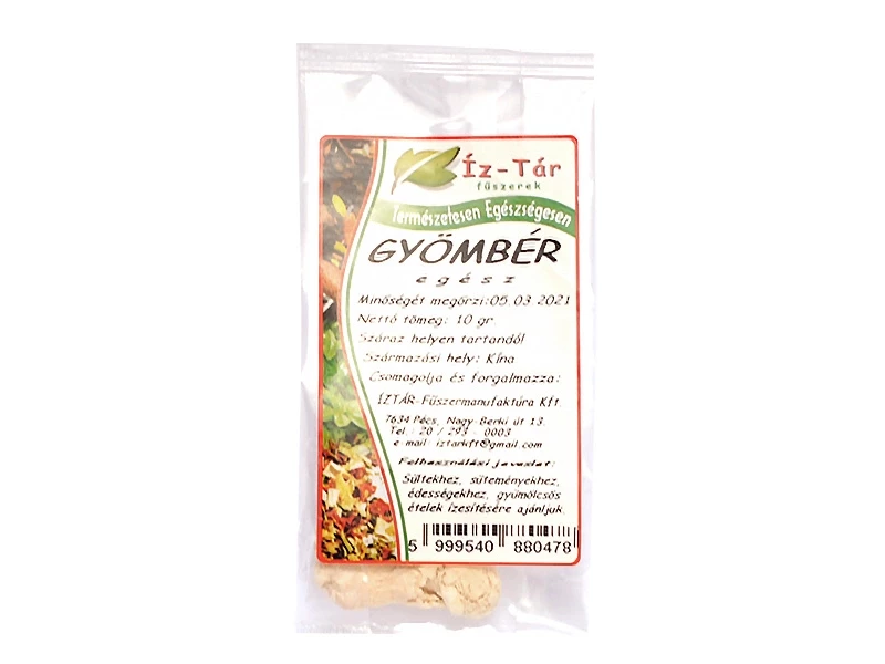 Íz Tár gyömbér egész 10g
