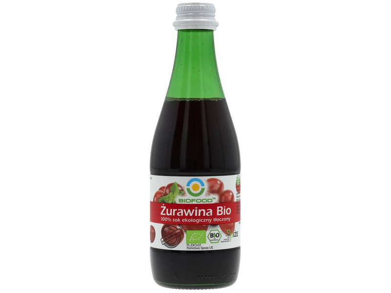 Bio Food Bio 100 % Tőzegáfonya lé 300 ml