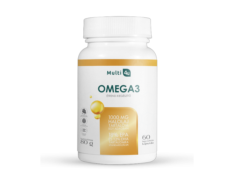 Multi 4U Omega3 halolaj kapszula 60db