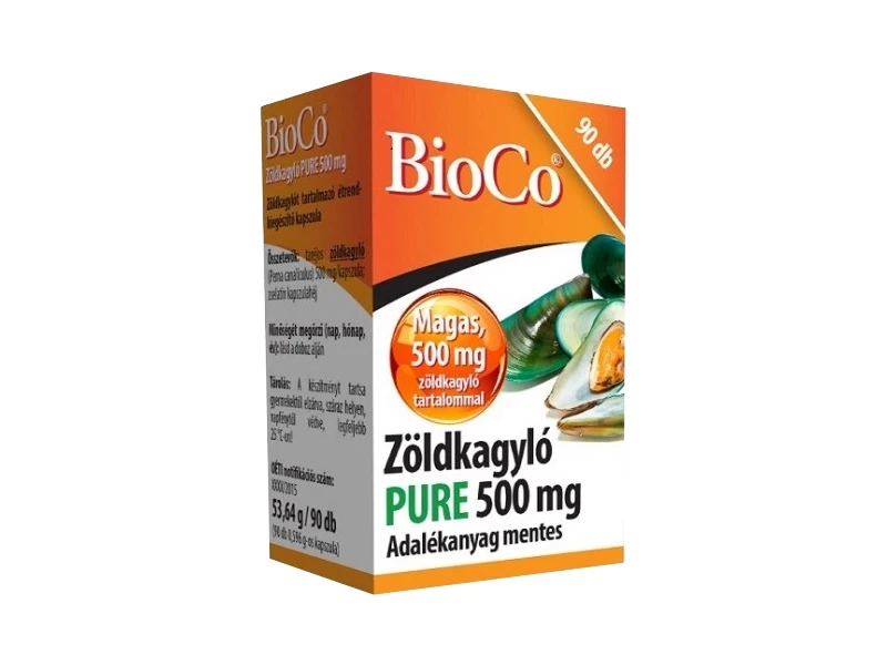 Zöldkagyló Pure 500 mg kapszula 90 db (BioCo)