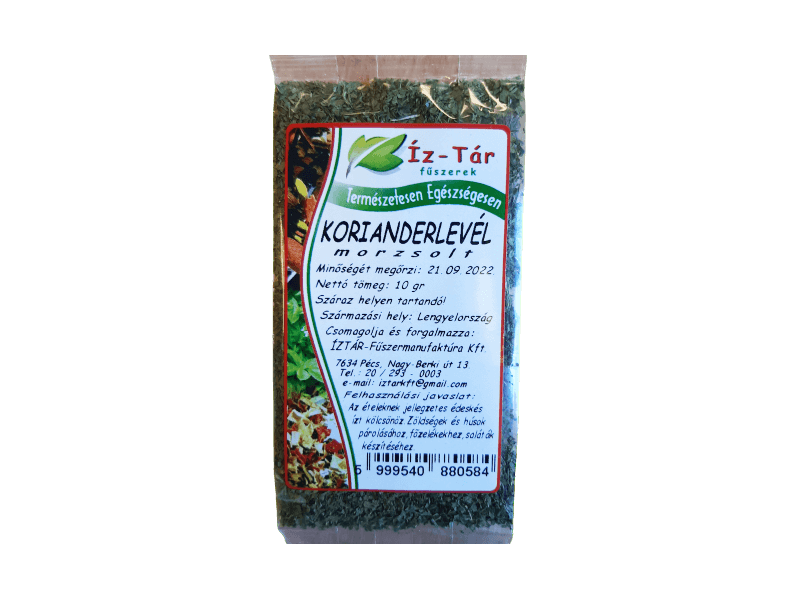Íz Tár Korianderlevél morzsolt 10g
