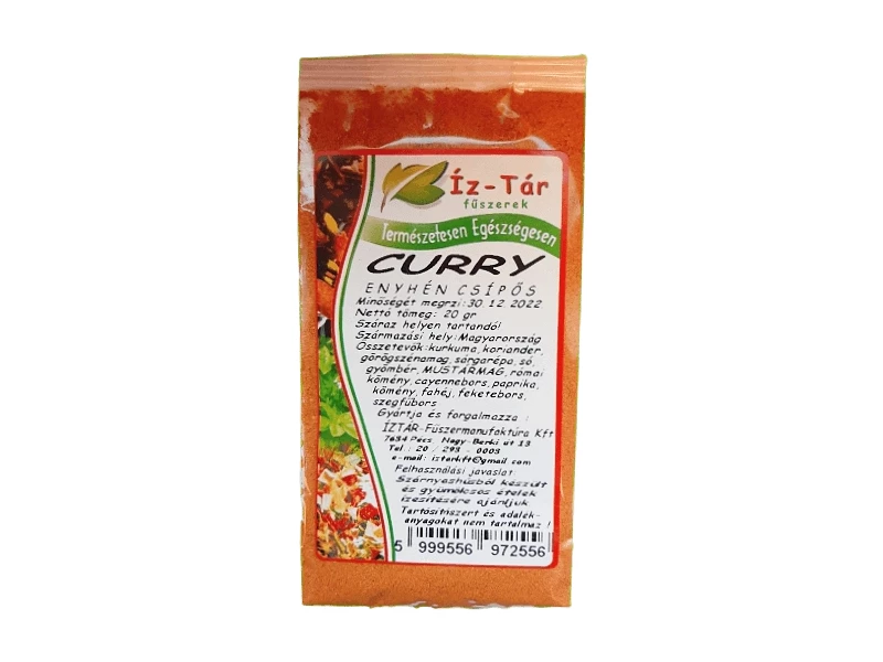 Íz Tár curry enyhén csípős 20g