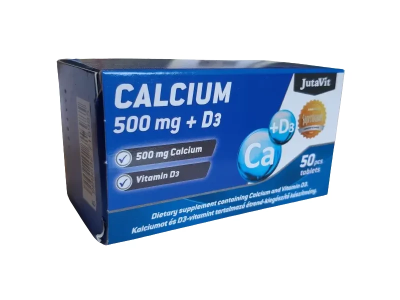 Jutavit Calcium 500 mg + D3-vitamin tabletta 50 db