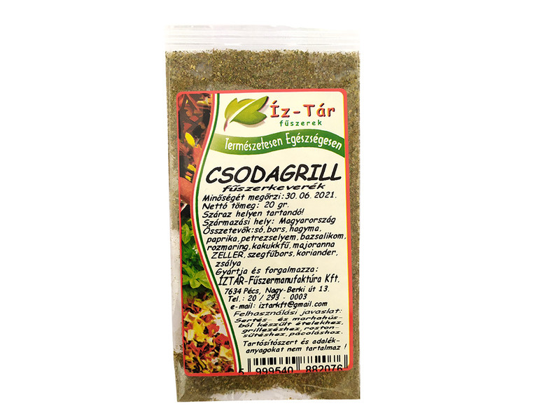 Íz Tár csodagrill fűszerkeverék 20g