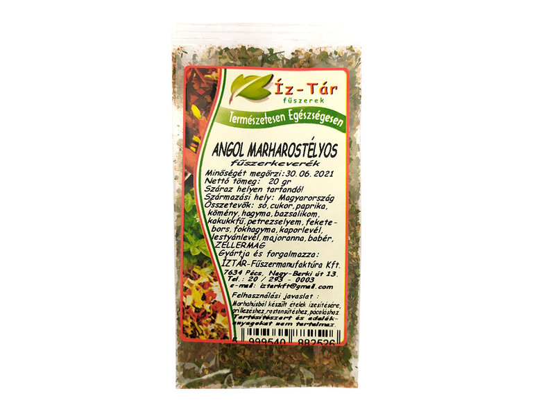 Íz Tár angol marharostélyos fűszerkeverék 20g