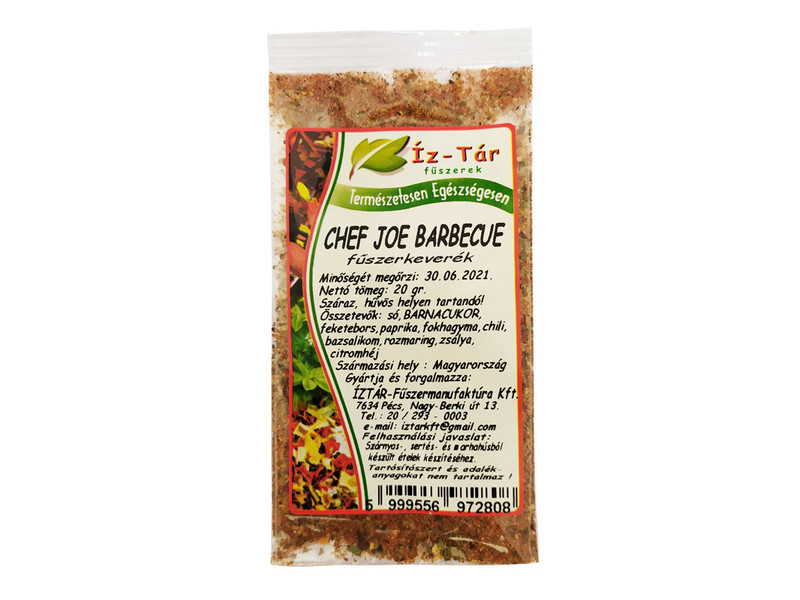 Íz Tár Chef Joe Barbecue fűszerkeverék 20g