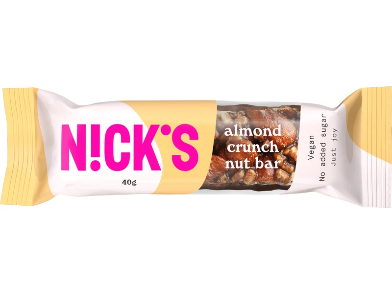 Nick's VEGÁN mandulás csoki, cukor- és gluténmentes 40g
