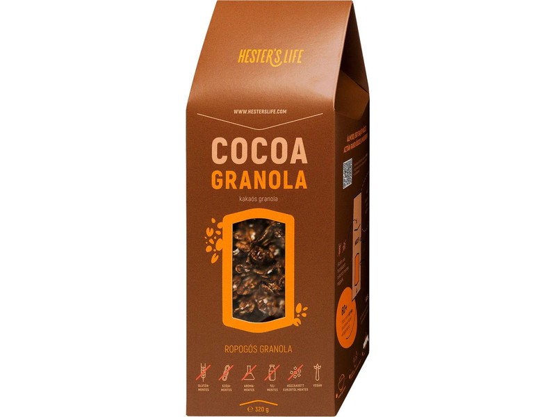 Hester's Life Granola (Kakaós) 320g