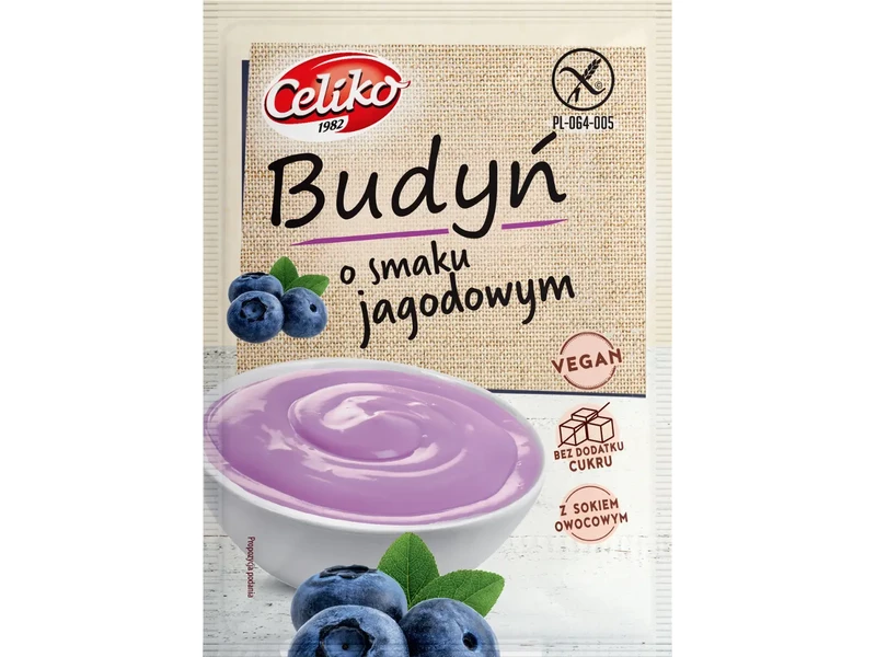 Celiko Gluténmentes Puding Kék áfonya ízű 40g
