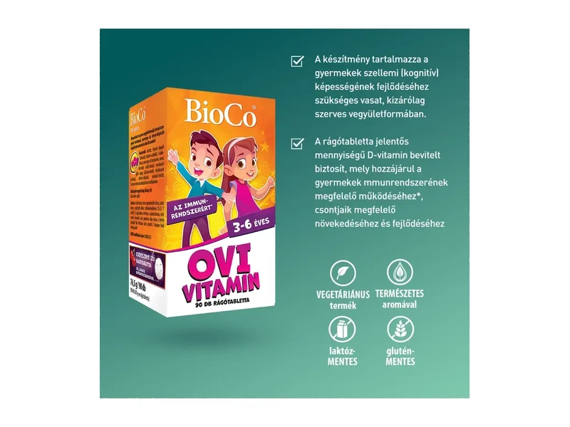 BioCo Ovi vitamin rágótabletta 90db