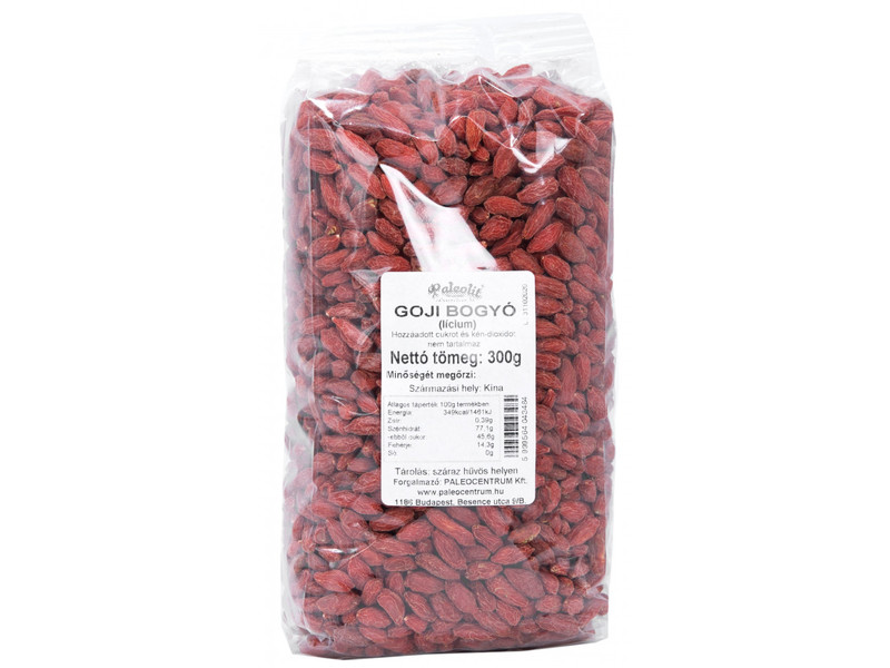 Goji bogyó (aszalt lícium) 300g Paleolit