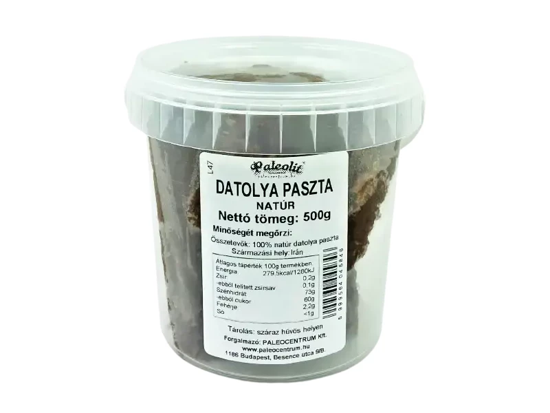 Paleolit Datolya paszta natúr 500g (100% datolya)