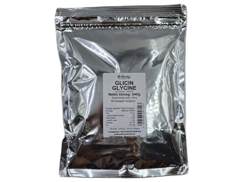 Glicin - Glycine Paleolit aminósav - édesítő 540 g