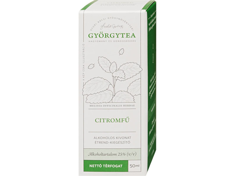 Györgytea Citromfű Alkoholos Kívonat 50ml