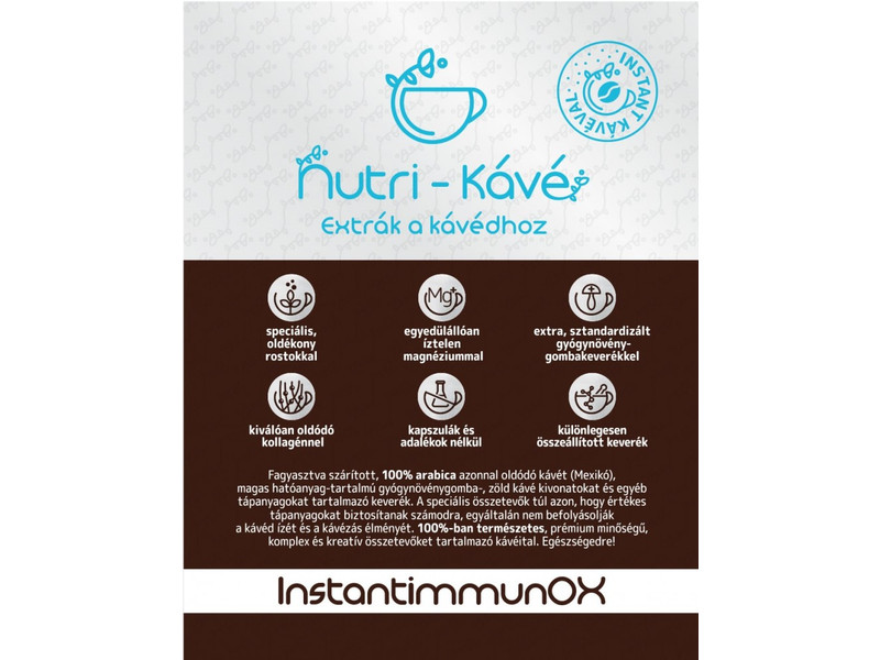 NUTRI-KÁVÉ INSTANT KÁVÉVAL 180G