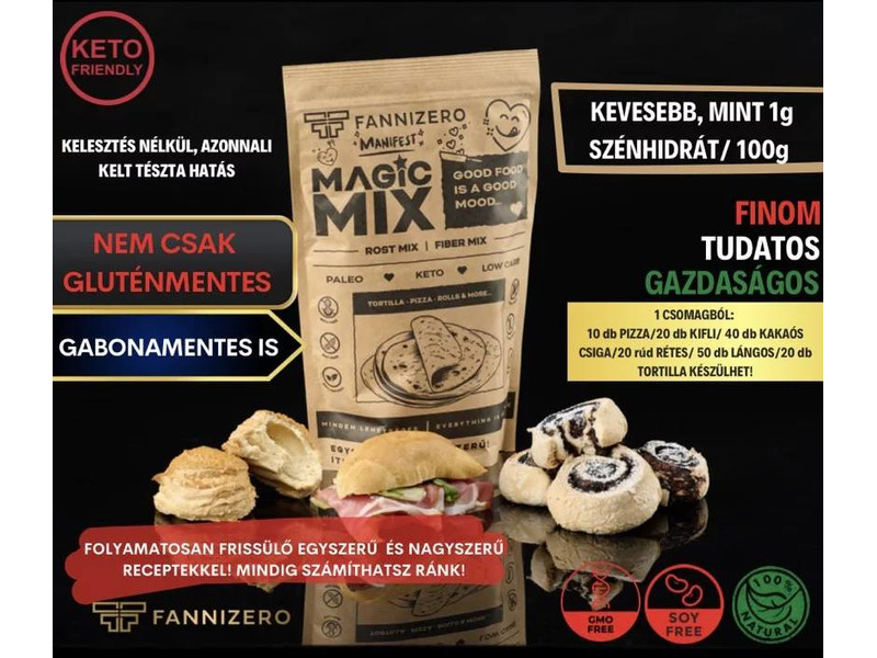Fannizero Magic Mix 500g Rost Mix, amiből minden lehetséges